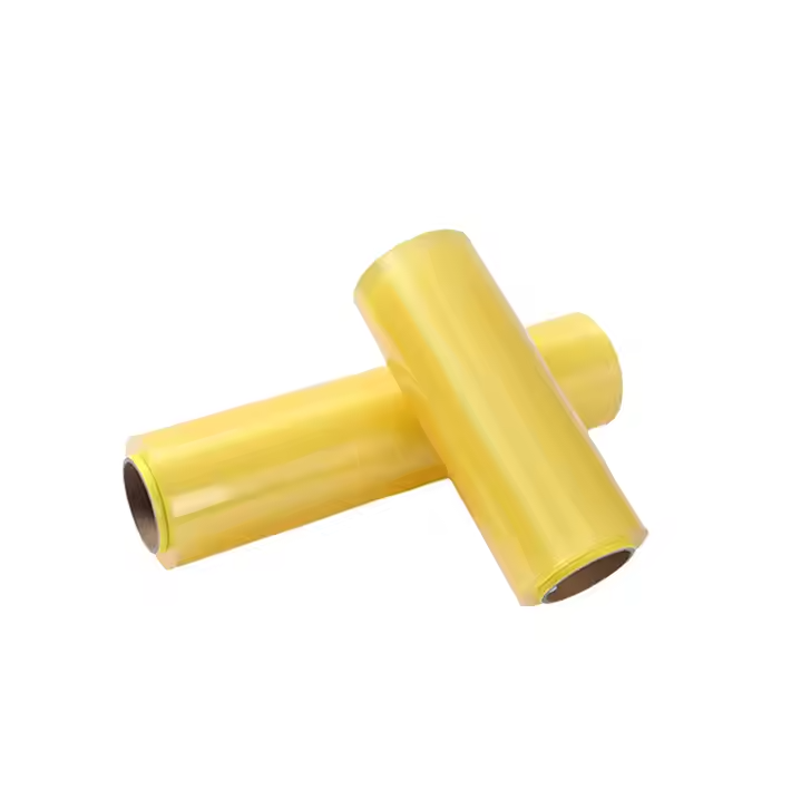 Wholesale Good Stretch Soft Plastic Wrap Transparent Pvc Food Cling Film Roll
